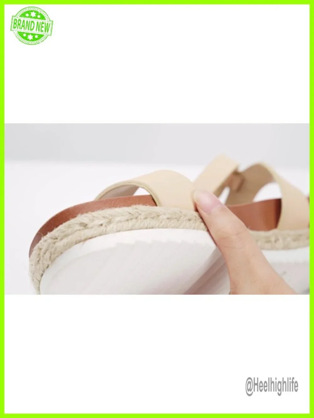 Women's Open Toe Platform Espadrille Wedge Sandals Faux Suede Ankle Strap